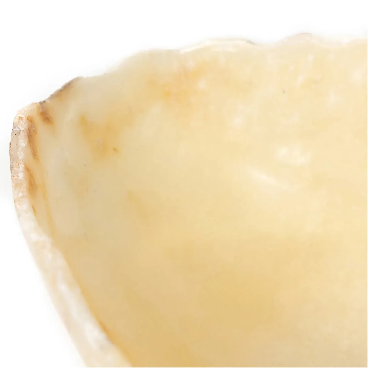 Meryll Oval Decorative Bowl - Beige, Onyx