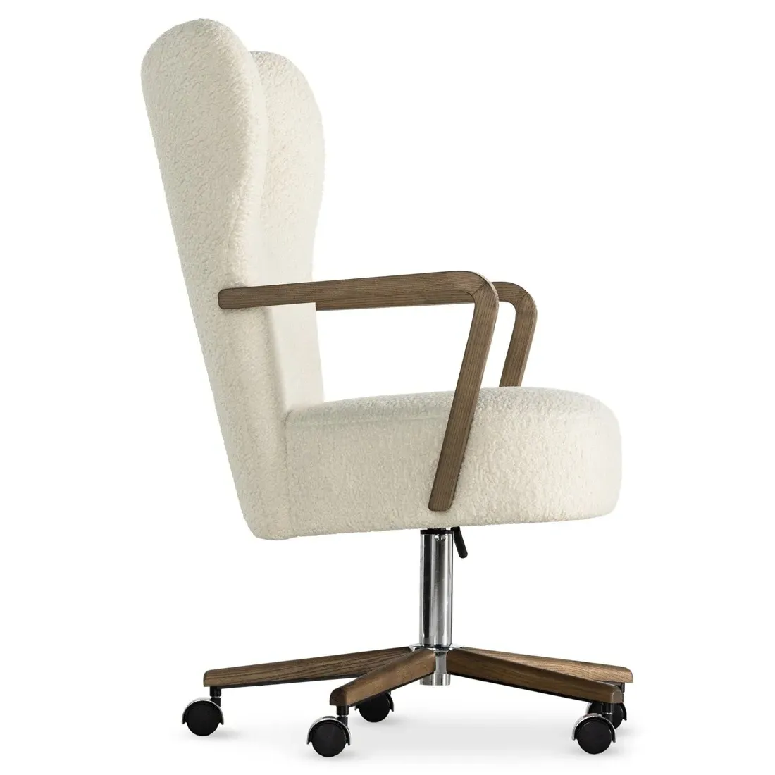 Miah Sheepskin Office Chair - Cream