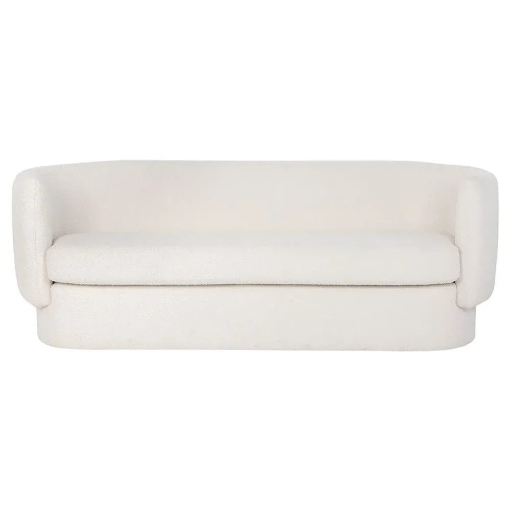 Miata Curved Sofa - White image