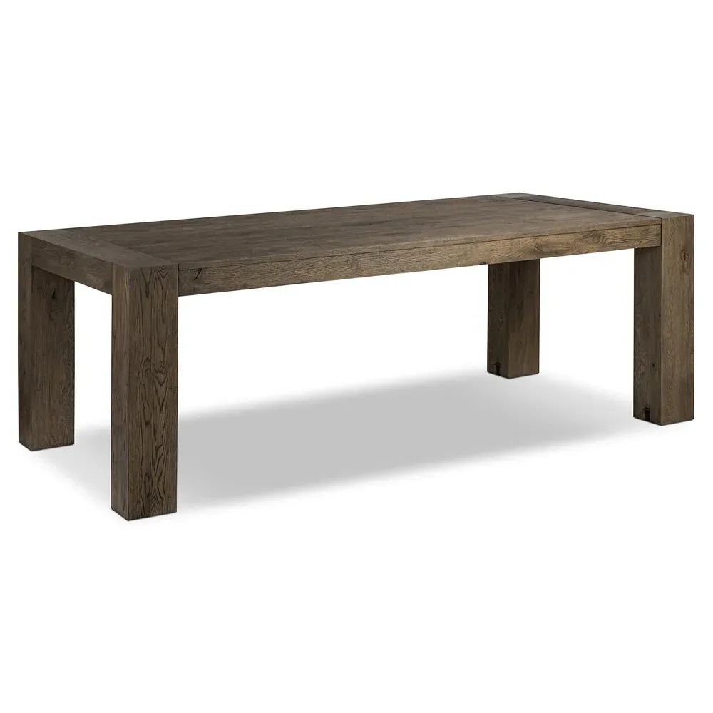 Michael Extendable Dining Table - Brown, Oak
