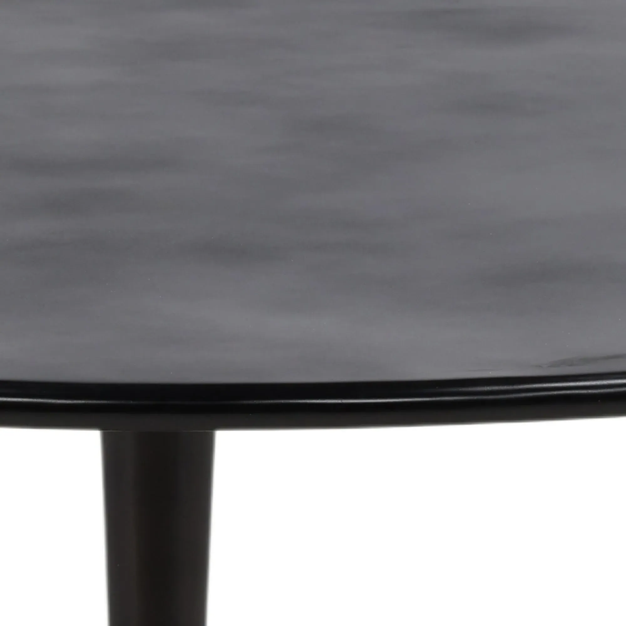 Michael Round Pedestal Dining Table - Black, Iron