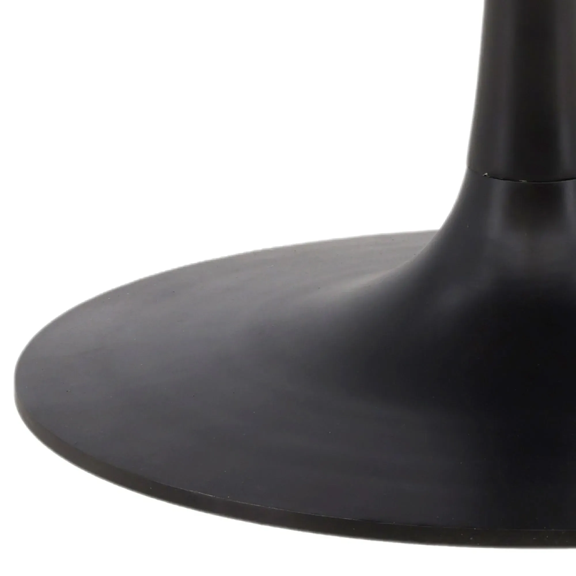 Michael Round Pedestal Dining Table - Black, Iron