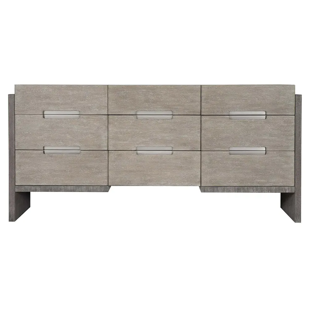 Miguel Dresser with Soft-Closing Drawers - Brown, Acacia Wood