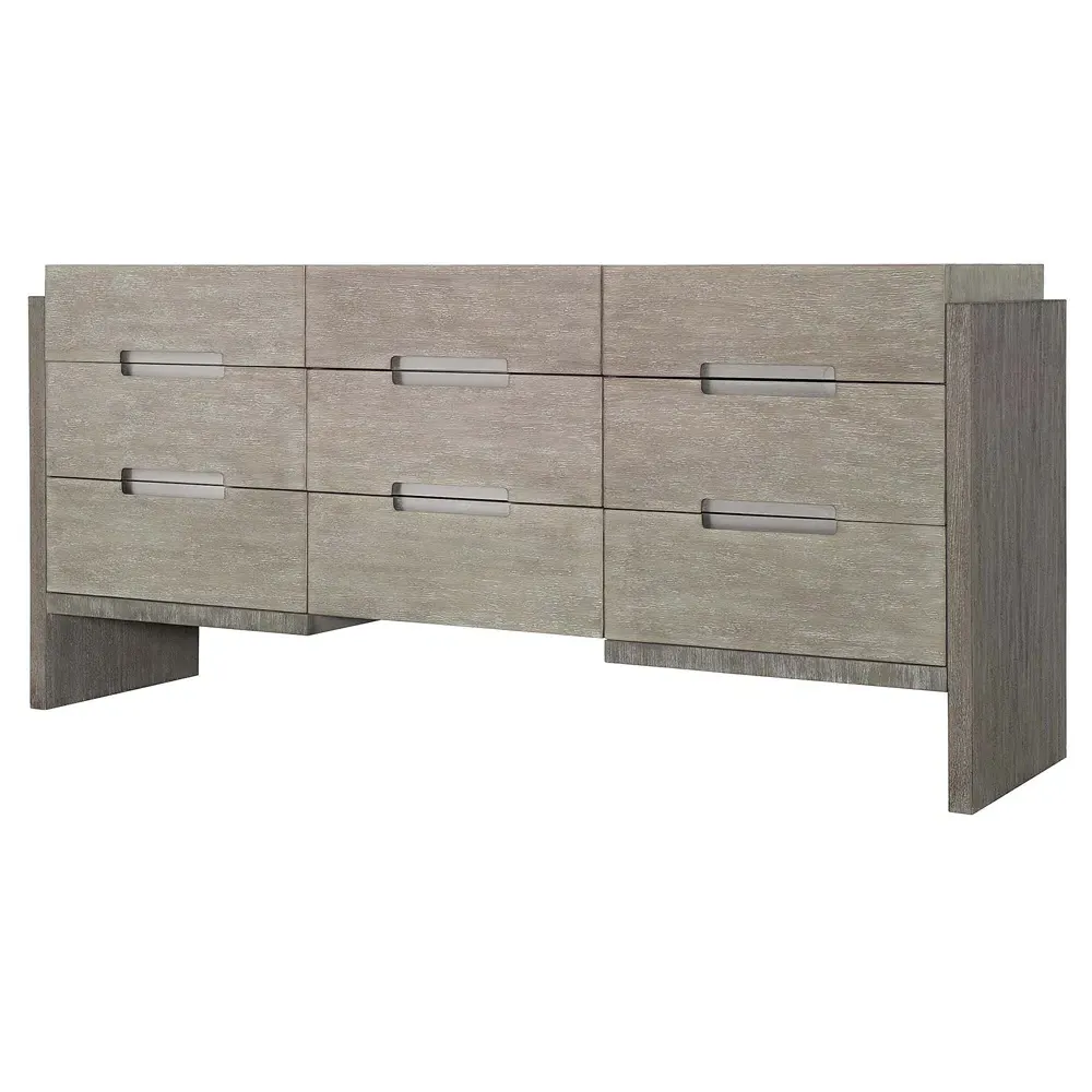 Miguel Dresser with Soft-Closing Drawers - Brown, Acacia Wood