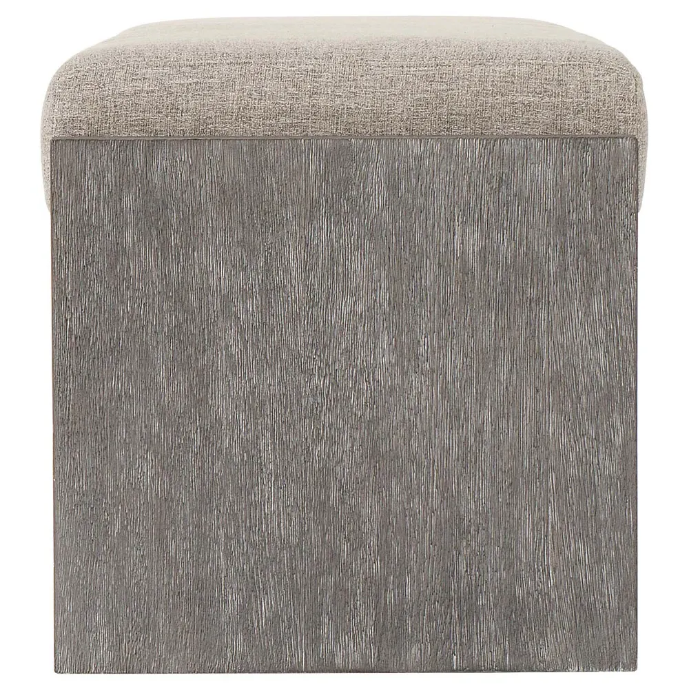 Miguel Upholstered Bench - Beige, Wood