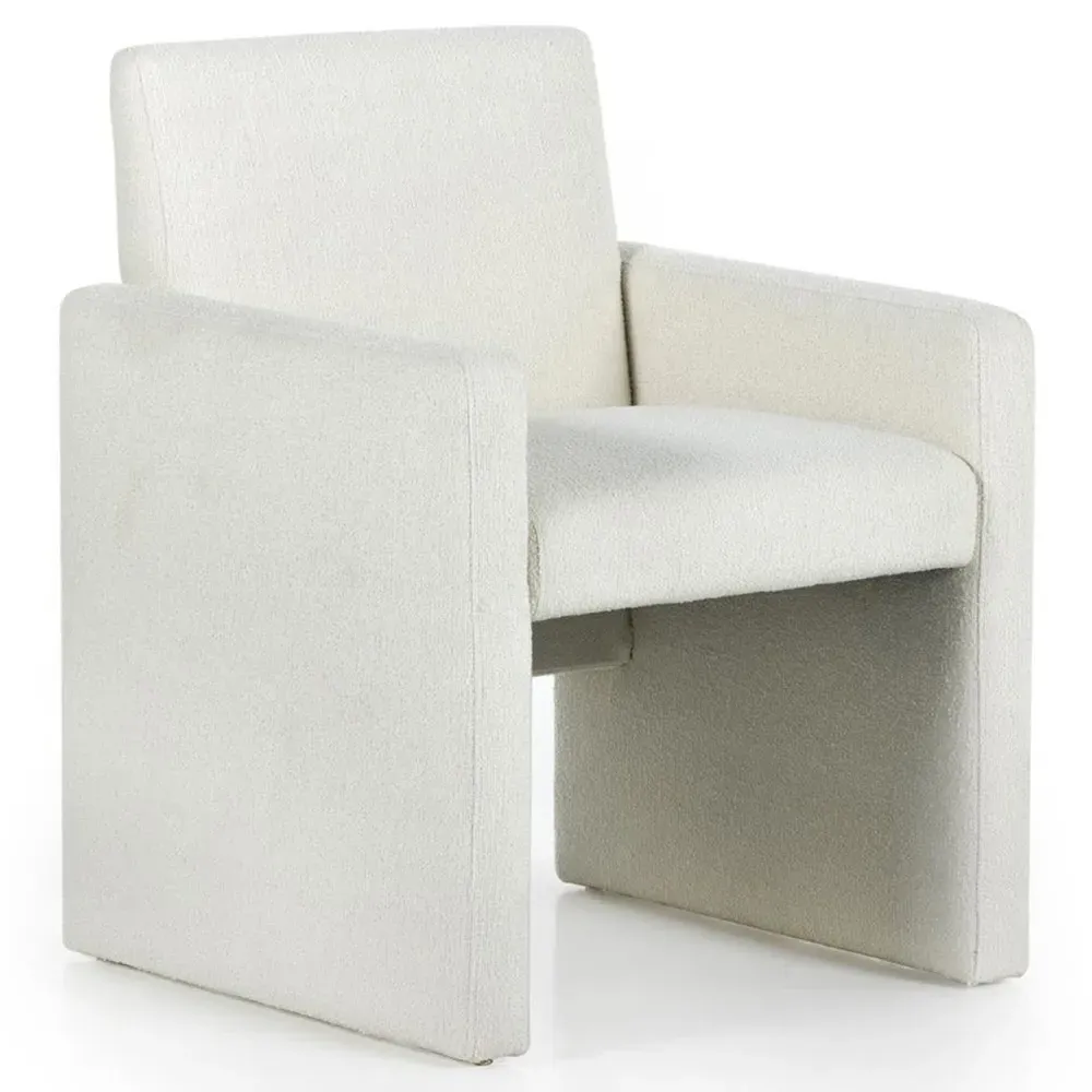 Mika Dining Arm Chair - Cream