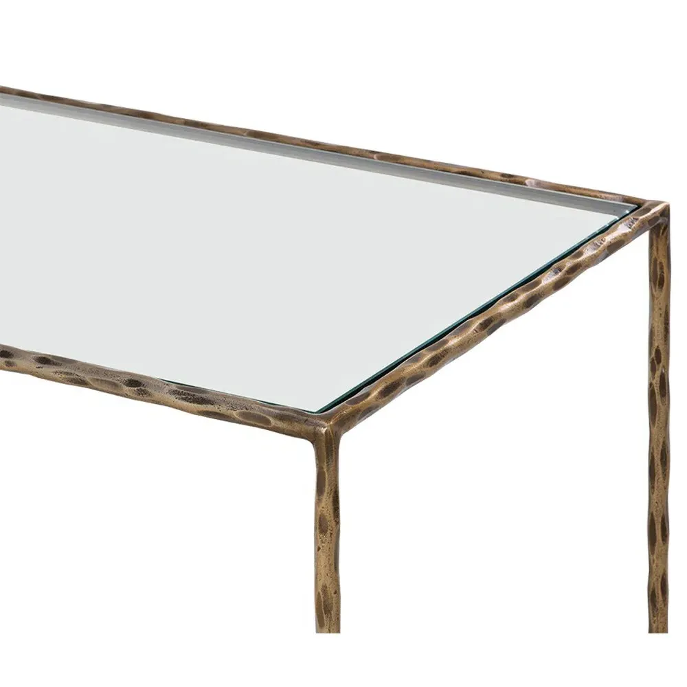 Mikayla Nightstand - Antique Brass, Iron