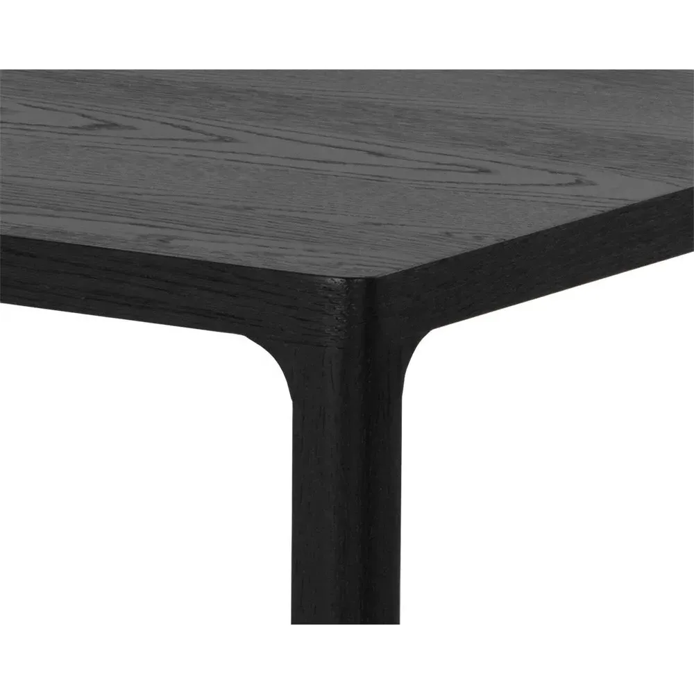 Miku Rectangular Coffee Table - Black, Oak