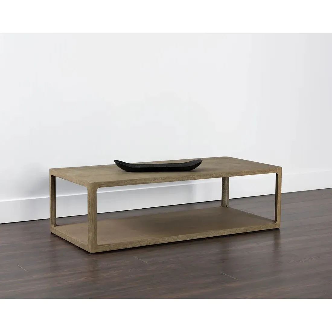 Miku Rectangular Coffee Table - Grey, Oak