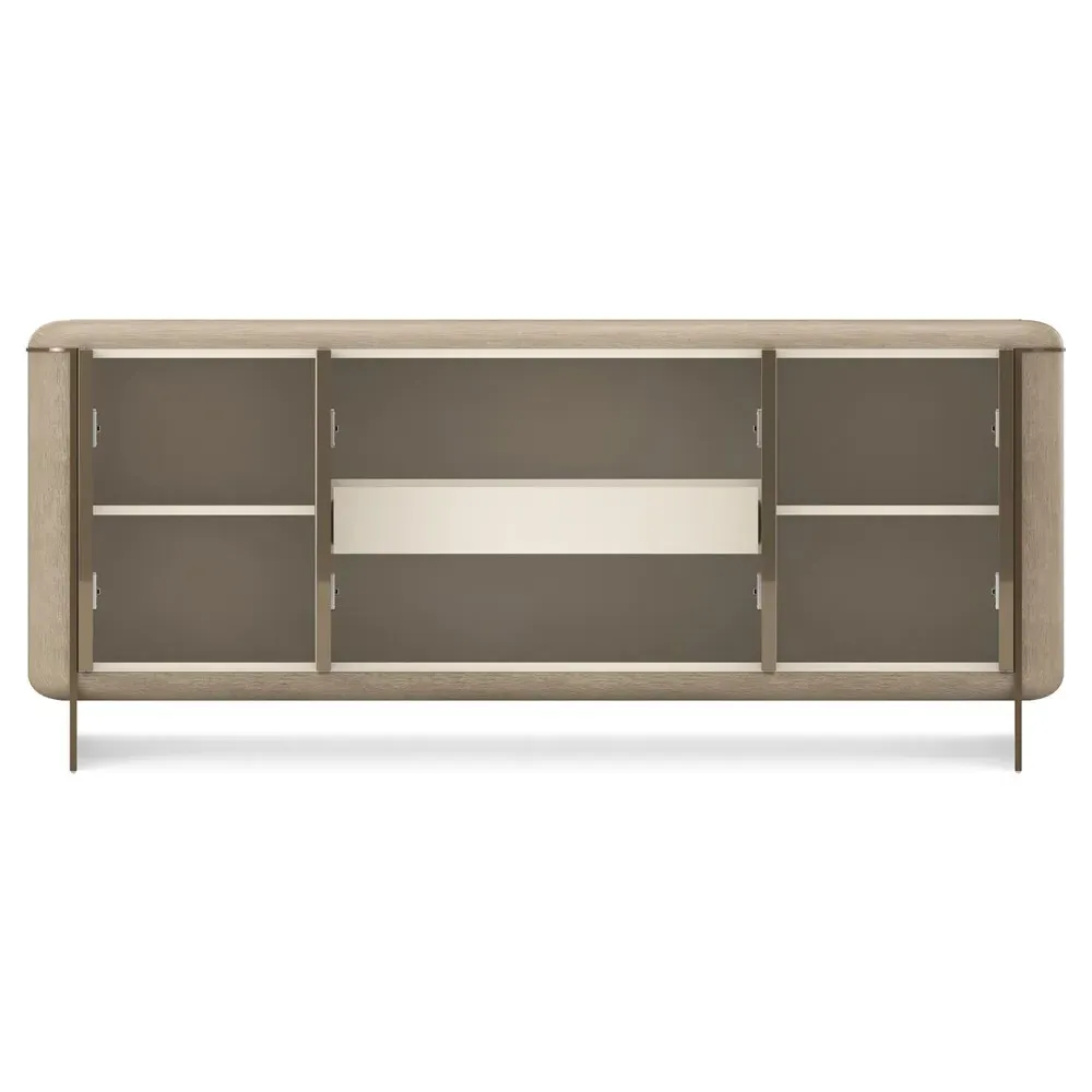 Milan Sideboard - Brown, Oak