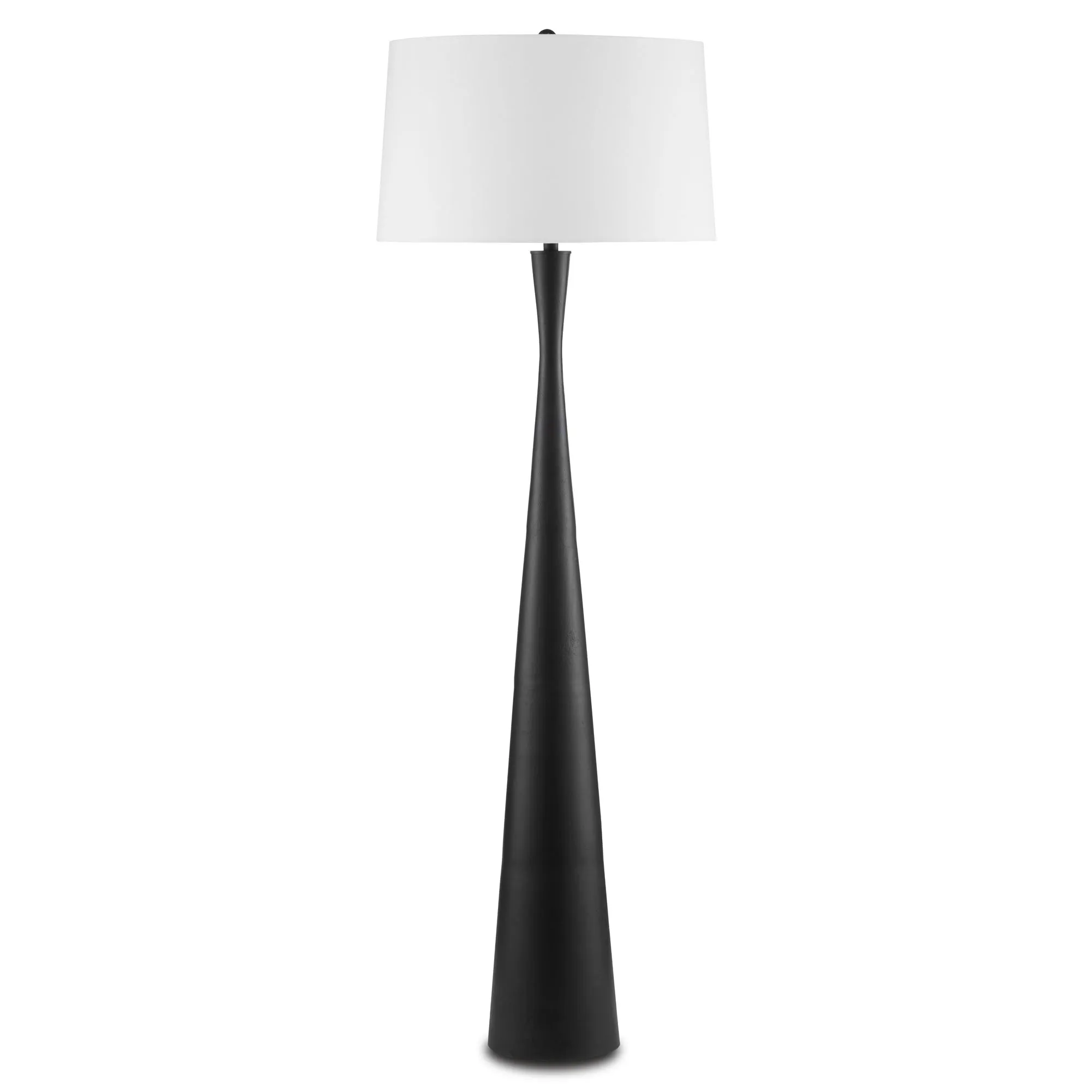 Millie Column Floor Lamp - Black, Aluminum image