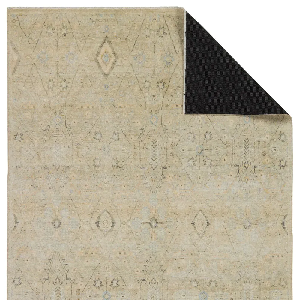Millie Medallion Patterned Rug - Cream, Cotton