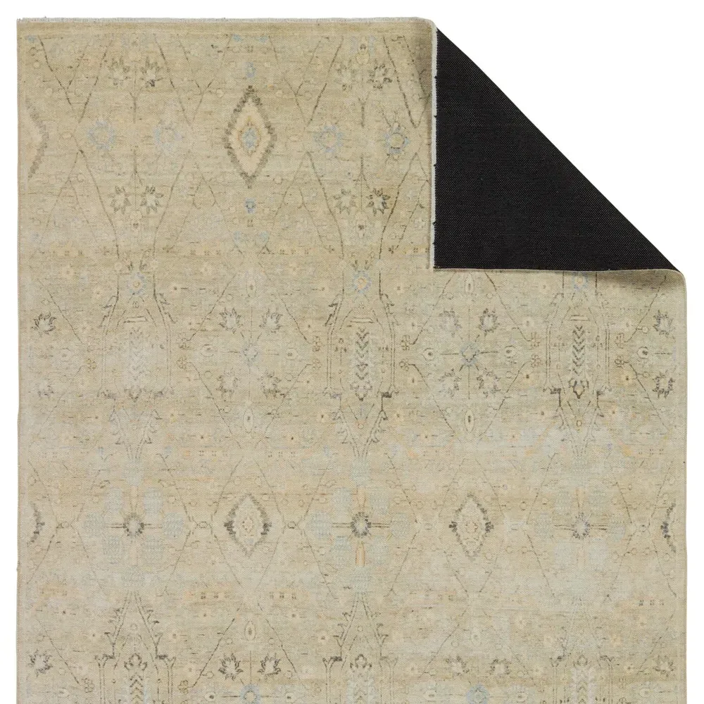 Millie Sample Medallion Patterned Rug - Cream, Cotton