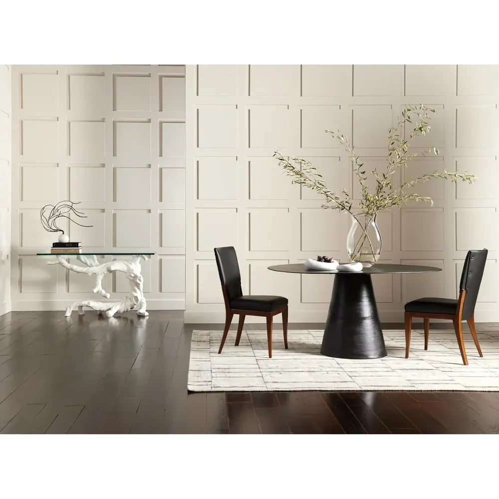 Mina Large Decorative Bowl - White, Ceramic