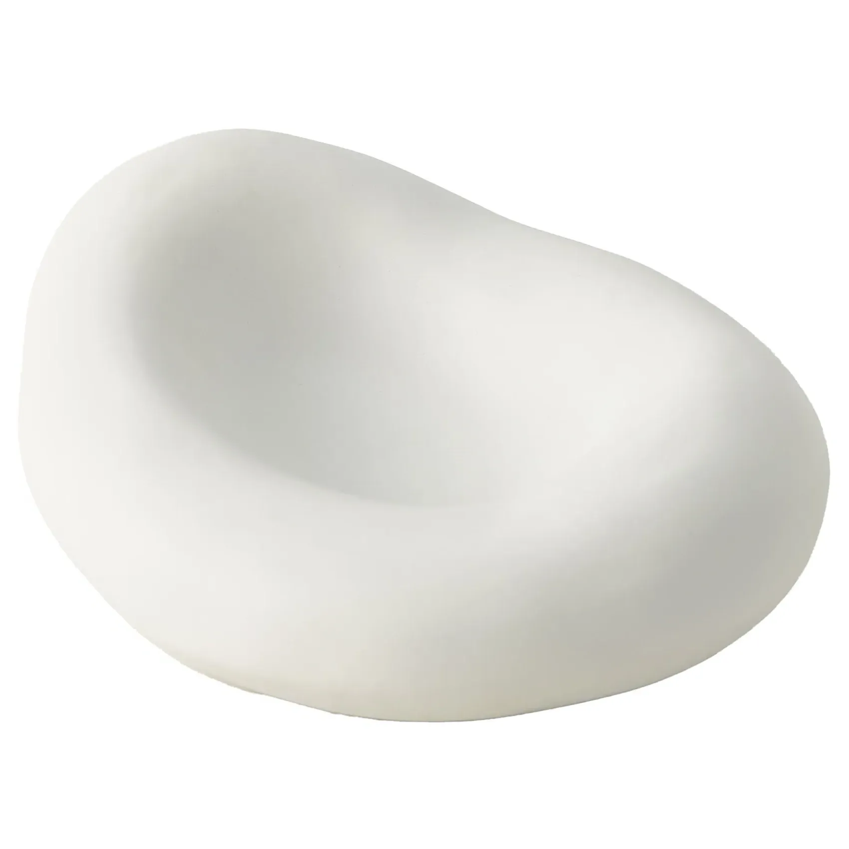 Mina Large Decorative Bowl - White, Ceramic