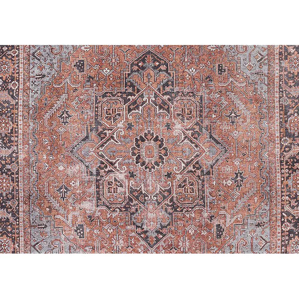 Ming Global Bazaar Medallion Patterned Rug - Red