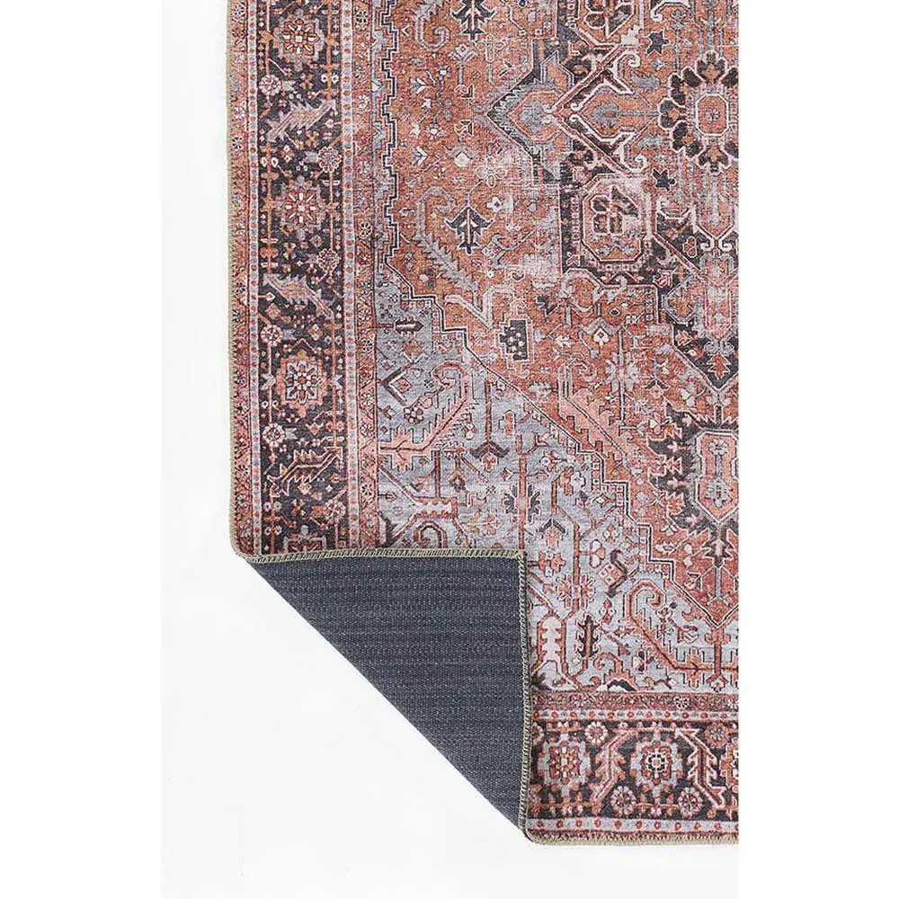 Ming Global Bazaar Medallion Patterned Rug - Red