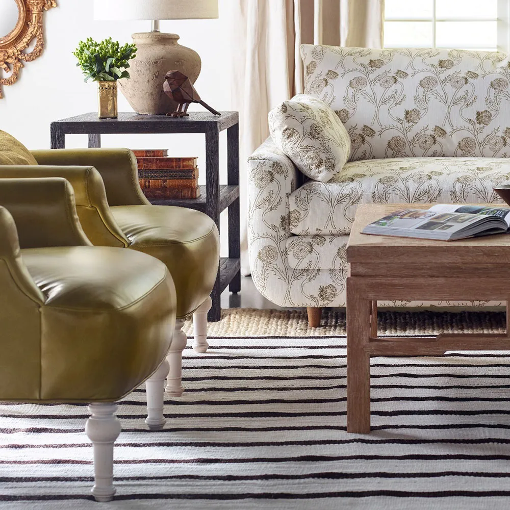 Ming Square Coffee Table - Limewash, Oak