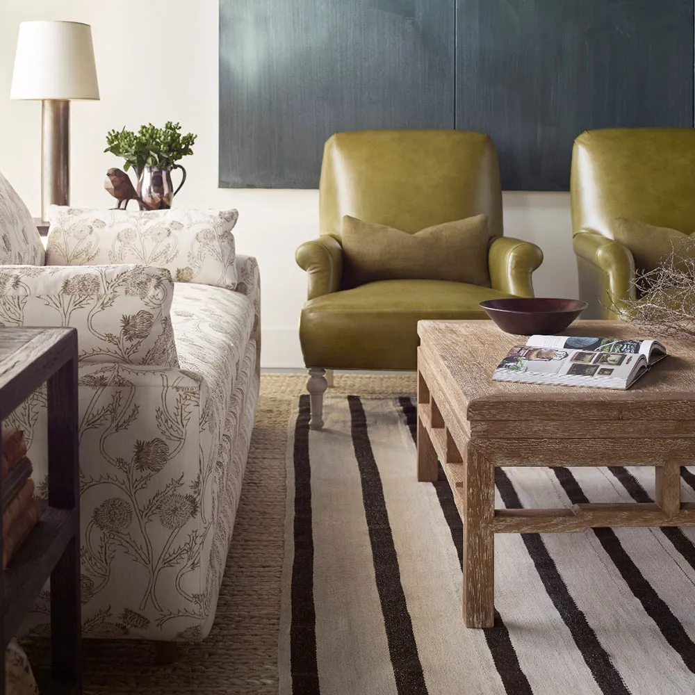 Ming Square Coffee Table - Limewash, Oak