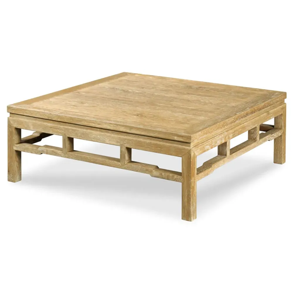 Ming Square Coffee Table - Limewash, Oak image