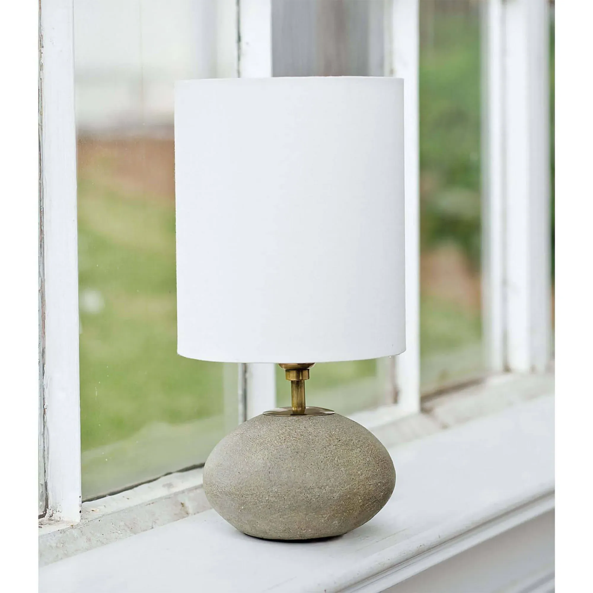 Mini Orb Table Lamp - Brown, Steel