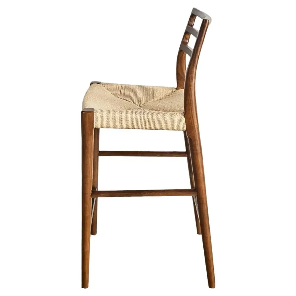Mira Counter Stool - Brown, Ash Wood