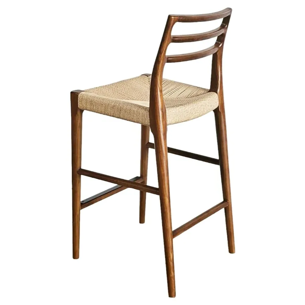 Mira Counter Stool - Brown, Ash Wood