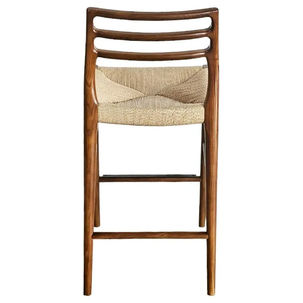 Mira Counter Stool - Brown, Ash Wood