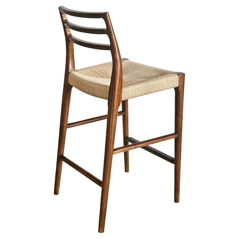 Mira Counter Stool - Brown, Ash Wood