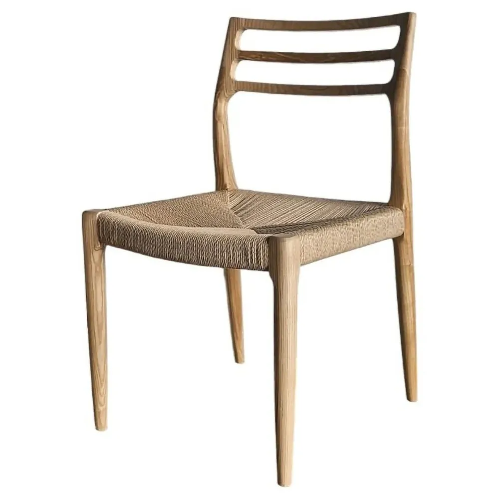 Mira Dining Chair Set of 2 - Natural, Ash Wood
