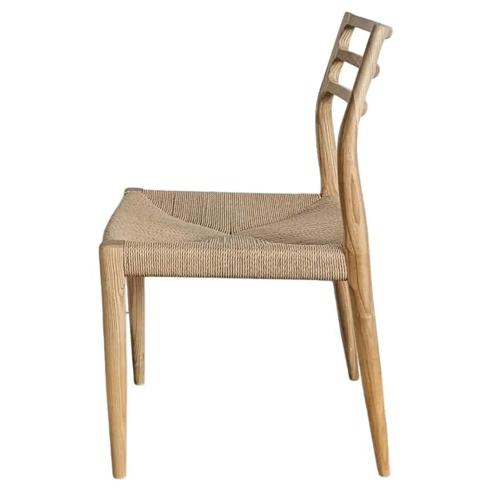 Mira Dining Chair Set of 2 - Natural, Ash Wood