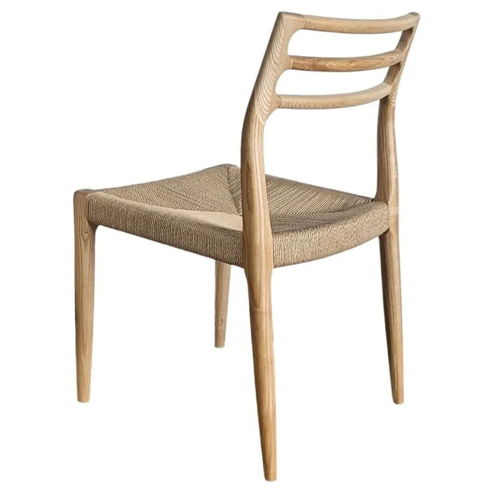 Mira Dining Chair Set of 2 - Natural, Ash Wood