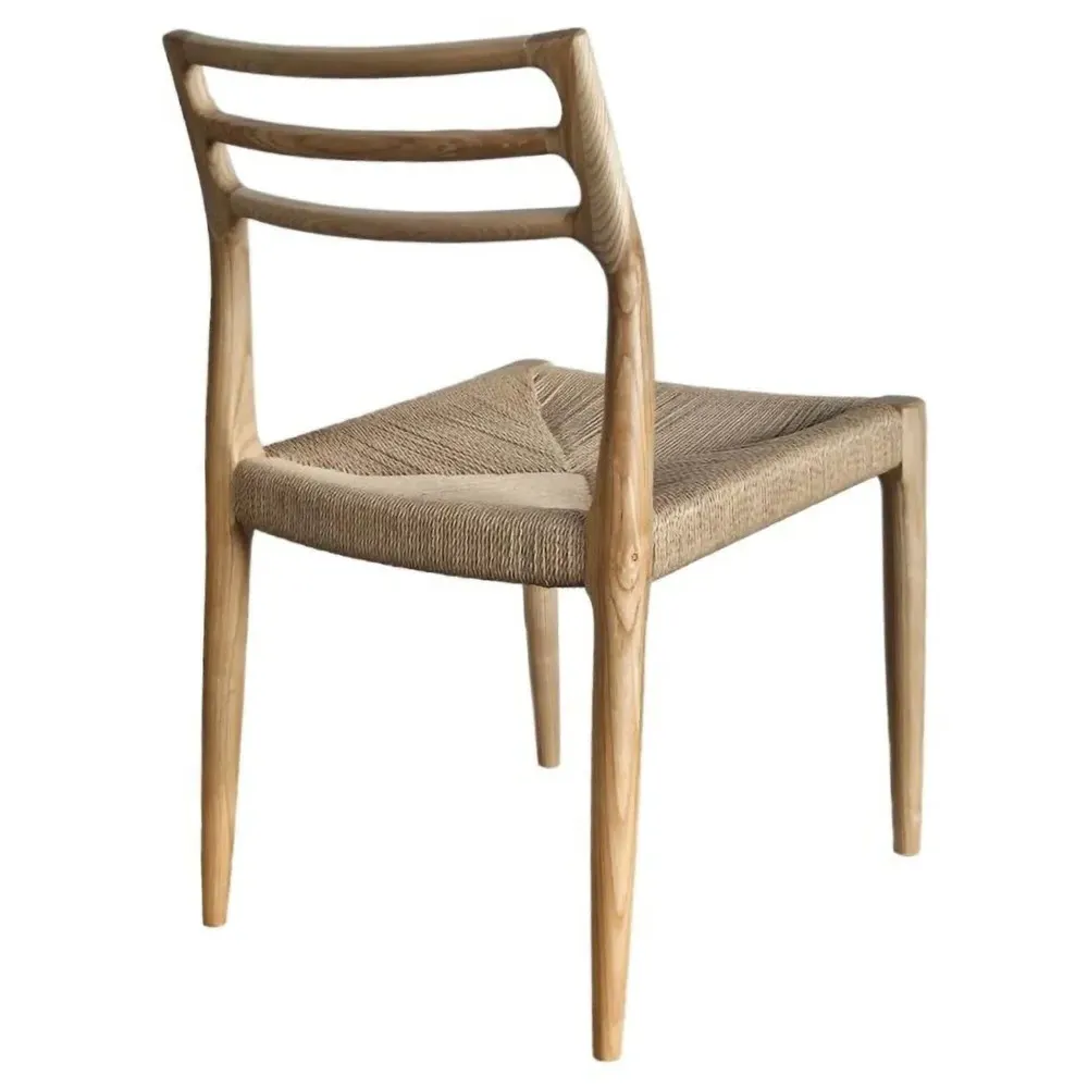 Mira Dining Chair Set of 2 - Natural, Ash Wood