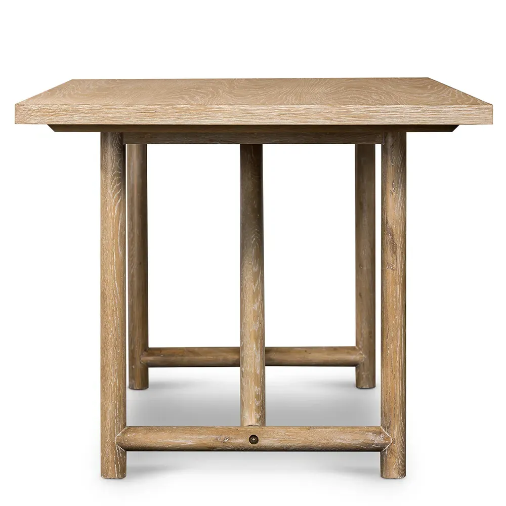 Mira Dining Table - Brown, Oak
