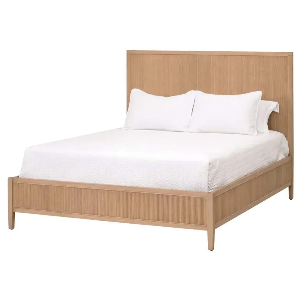 Mira King Size Bed Frame - Natural, Oak