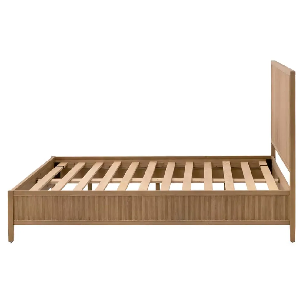 Mira King Size Bed Frame - Natural, Oak
