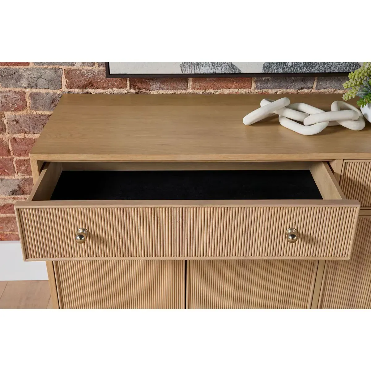 Mira Sideboard - Brown, Oak