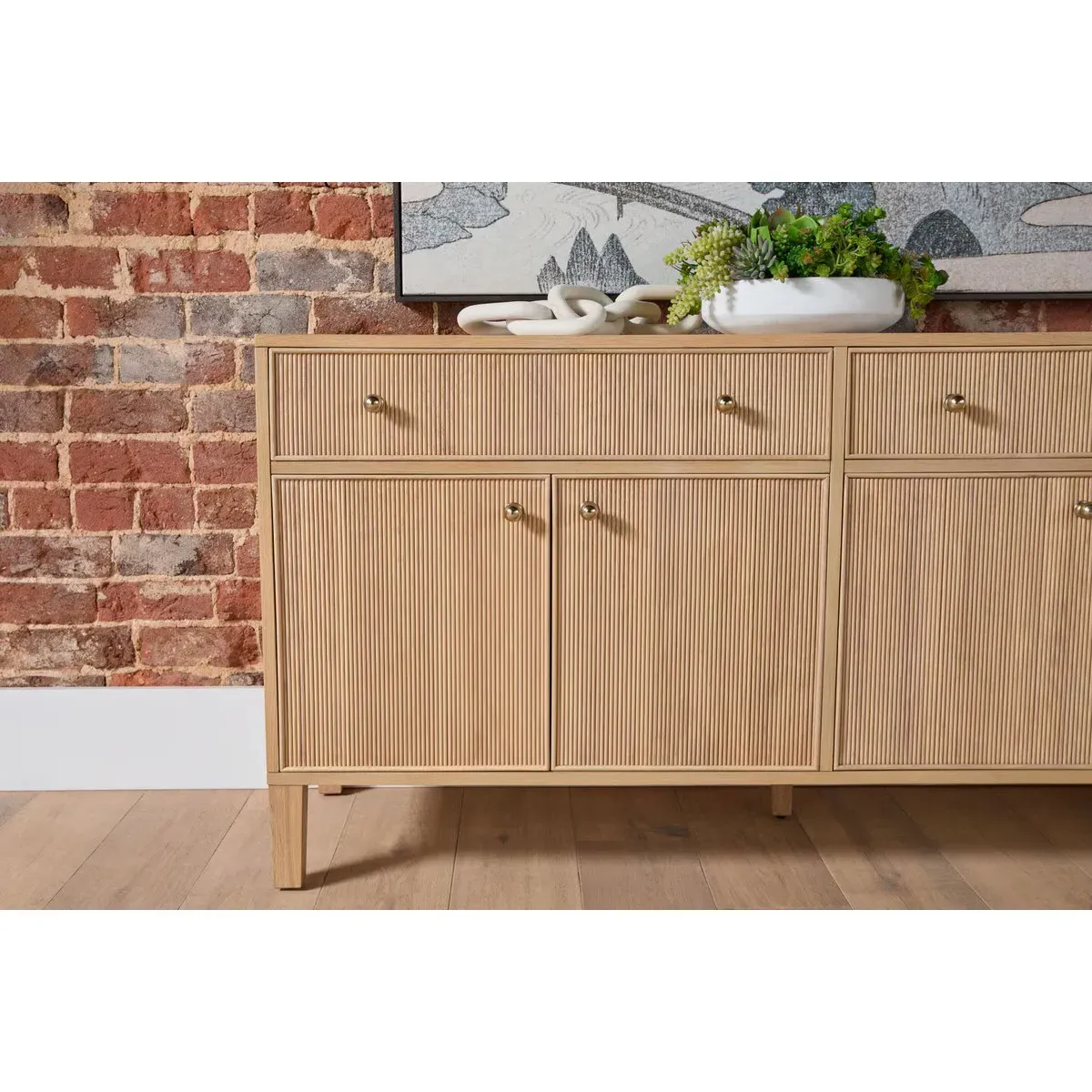 Mira Sideboard - Brown, Oak