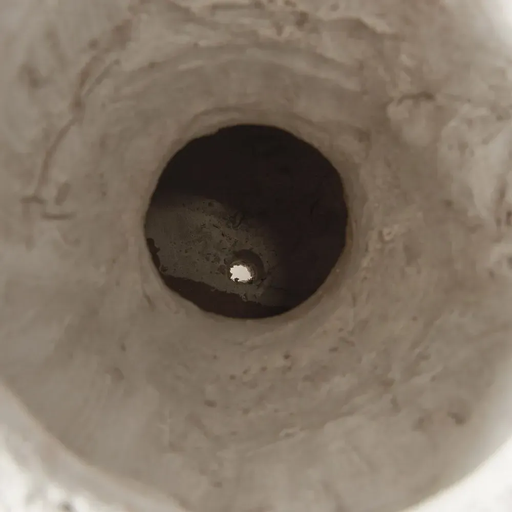 Miralyn Bust Outdoor Planter - White, Limestone