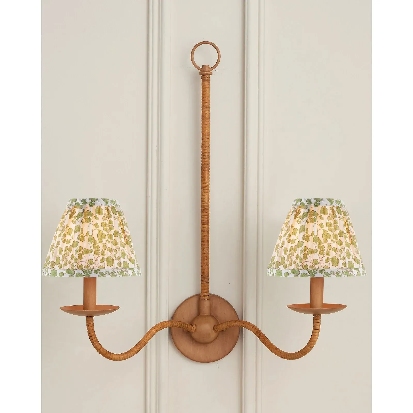 Mirelle Fern Tapered Chandelier Shade - Green, Cotton