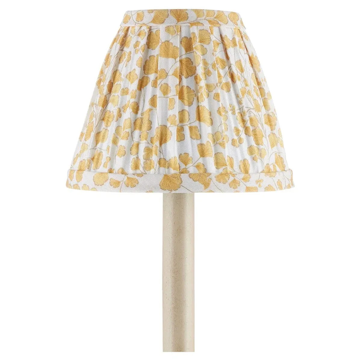 Mirelle Fern Tapered Chandelier Shade - Yellow, Cotton
