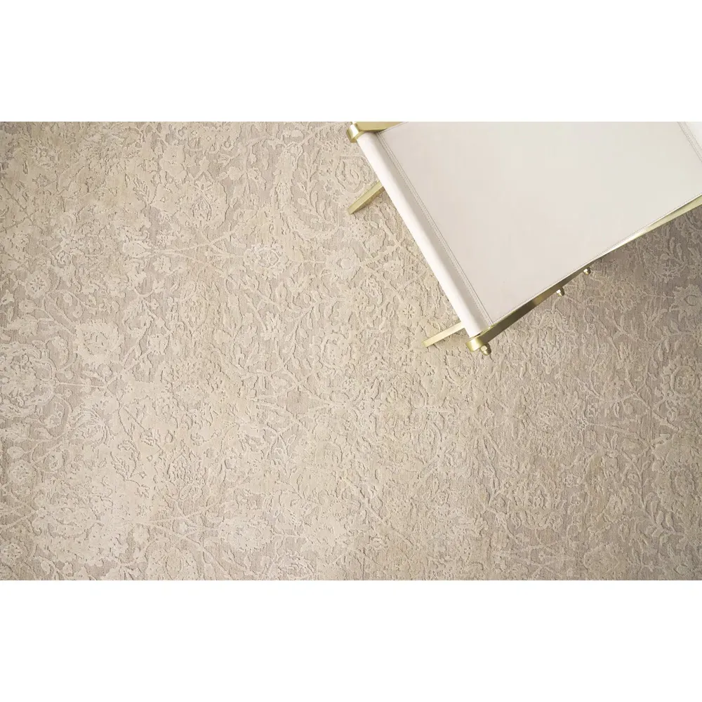 Miriam 9x12 Hand Knotted Rug - Grey, Wool