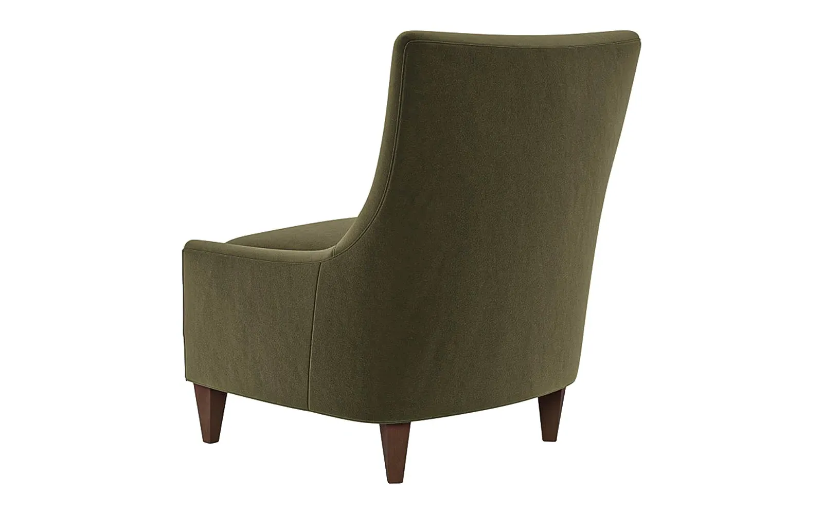 Miriam Slipper Chair - Boxwood Green, Performance Velvet
