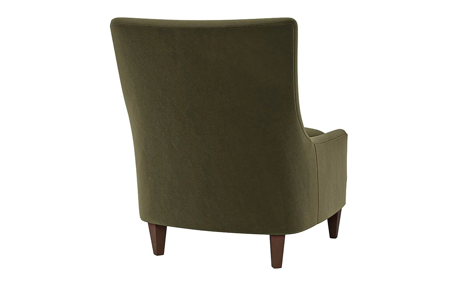 Miriam Slipper Chair - Boxwood Green, Performance Velvet