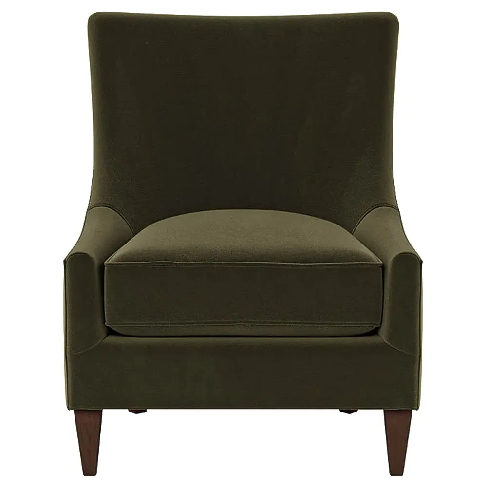 Miriam Slipper Chair - Boxwood Green, Performance Velvet image