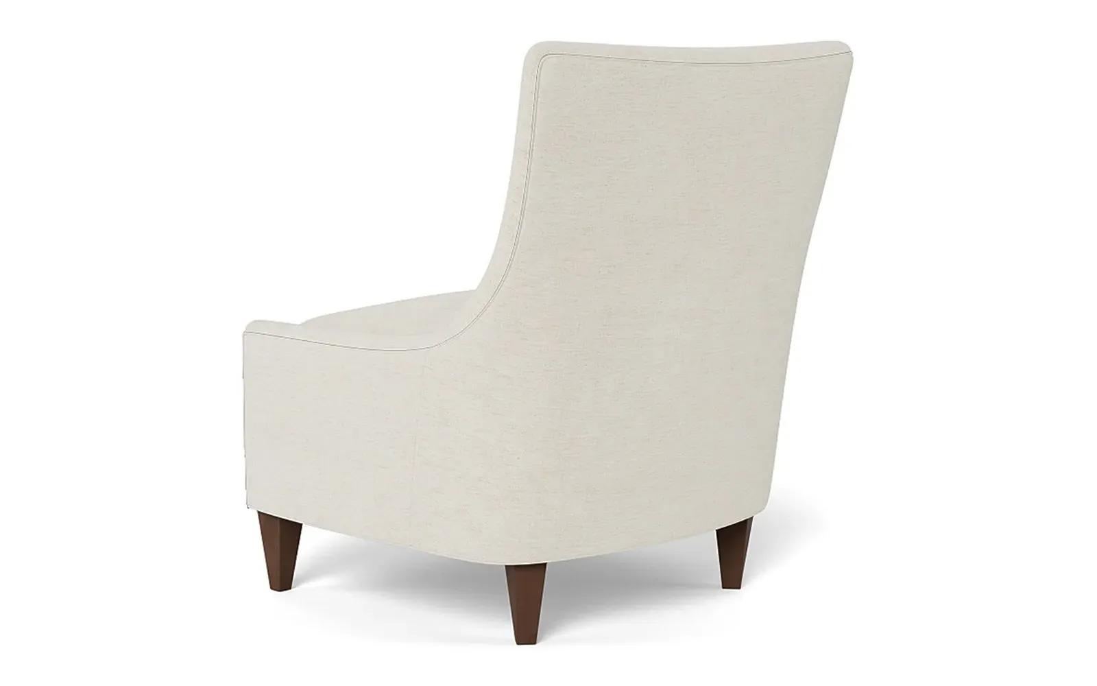 Miriam Slipper Chair - Heathered Ivory, Chenille