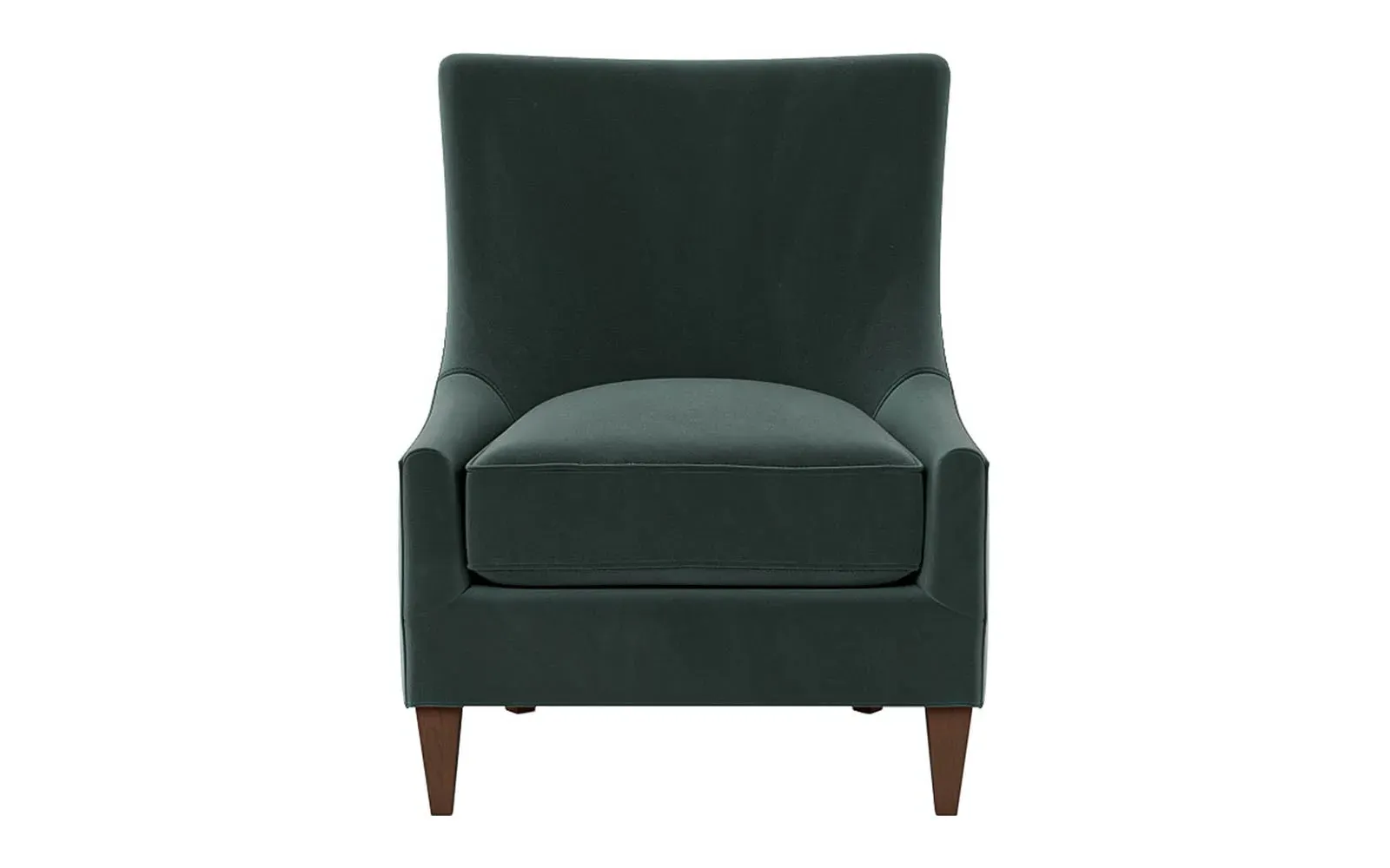 Miriam Slipper Chair - Lagoon, Performance Velvet