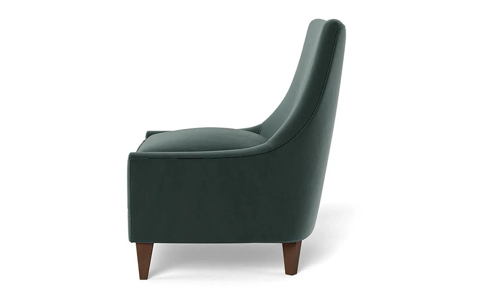 Miriam Slipper Chair - Lagoon, Performance Velvet