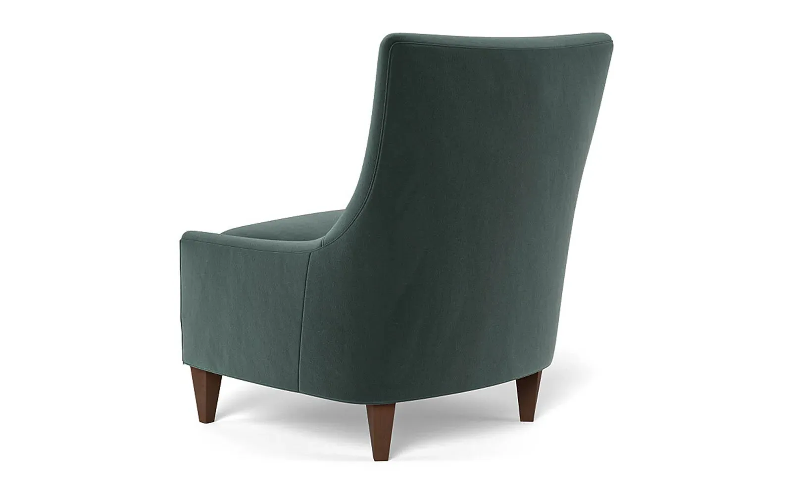 Miriam Slipper Chair - Lagoon, Performance Velvet