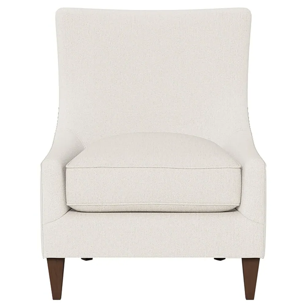Miriam Slipper Chair - Mascarpone, Performance Basket Weave